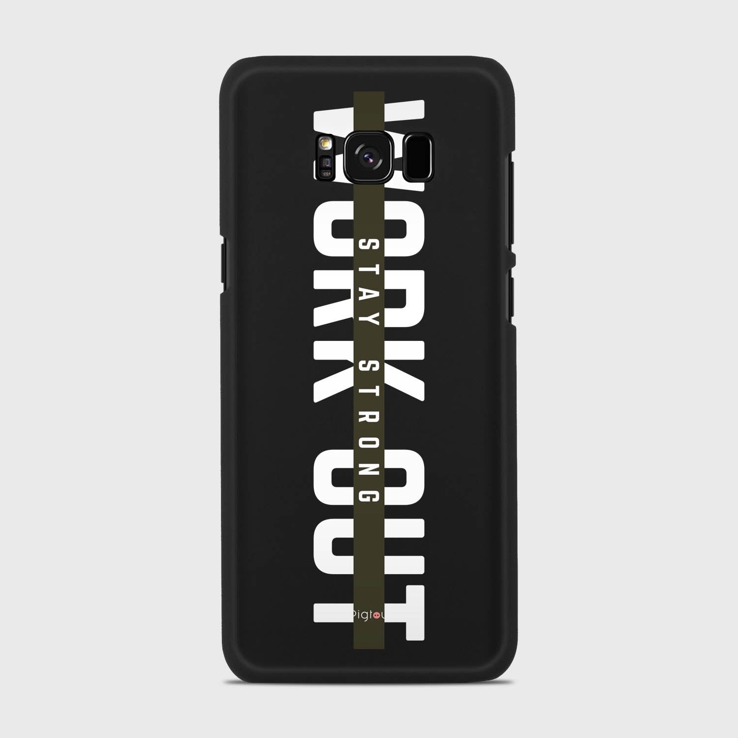 WORK OUT Samsung Galaxy S8 case - thin fit matte black (D136)