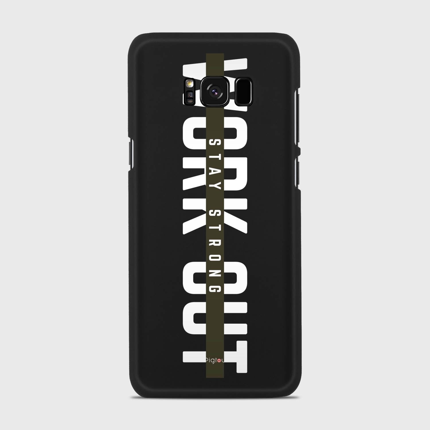WORK OUT Samsung Galaxy S8 Plus case - thin fit matte black (D136)
