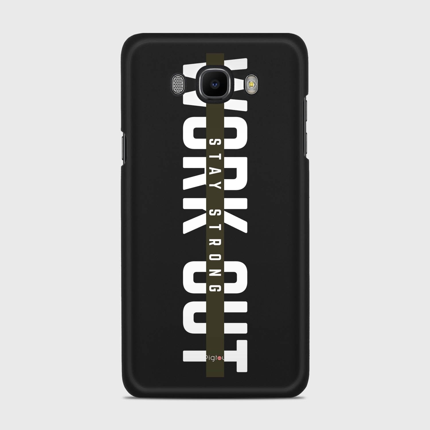 WORK OUT Samsung Galaxy J7 (2016) case - thin fit matte black (D136)