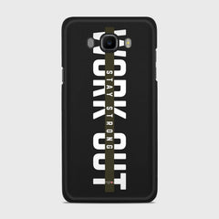 WORK OUT Samsung Galaxy J7 (2016) case - thin fit matte black (D136)