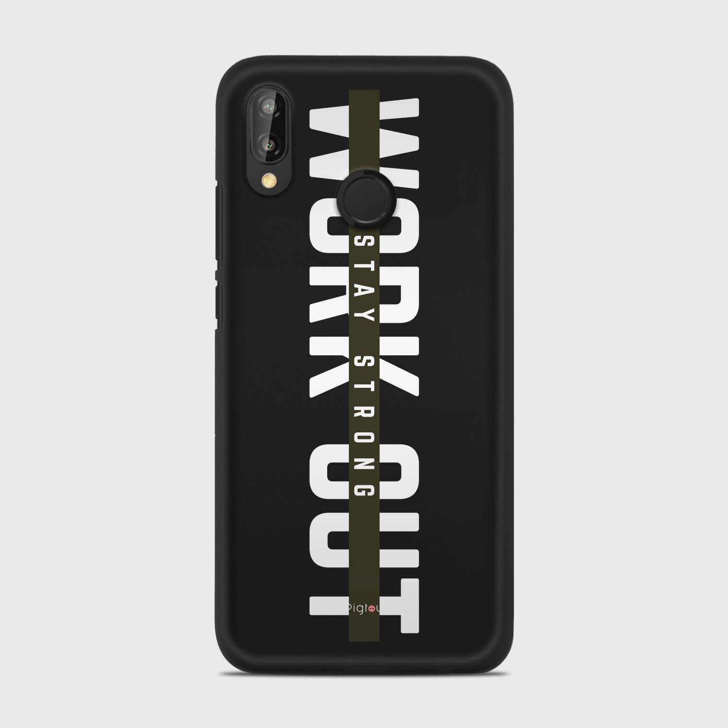WORK OUT Huawei P20 Lite case - thin fit matte black (D136)