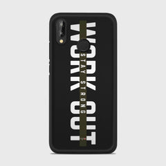 WORK OUT Huawei P20 Lite case - thin fit matte black (D136)