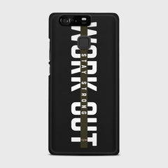 WORK OUT Huawei P9 case - thin fit matte black (D136)