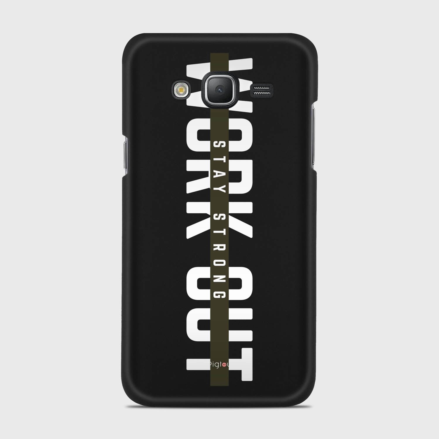 WORK OUT Samsung Galaxy J5 (2015) case - thin fit matte black (D136)