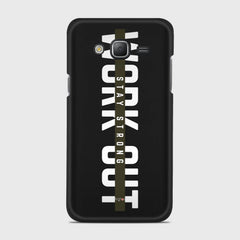 WORK OUT Samsung Galaxy J5 (2015) case - thin fit matte black (D136)