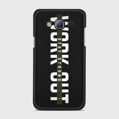 WORK OUT Samsung Galaxy J3 (2016) case - thin fit matte black (D136)