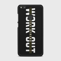 WORK OUT Huawei P10 Lite case - thin fit matte black (D136)