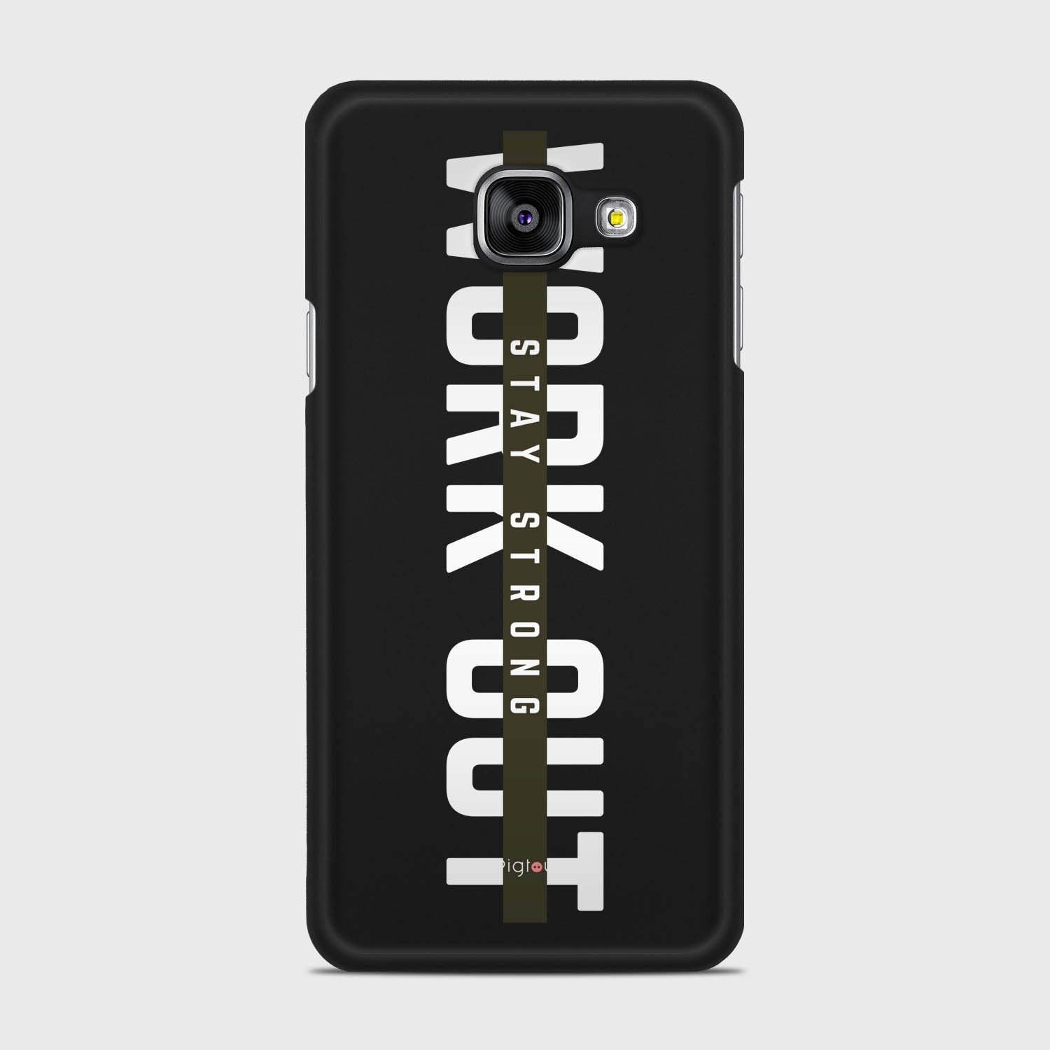 WORK OUT Samsung Galaxy A3 (2016) case - thin fit matte black (D136)
