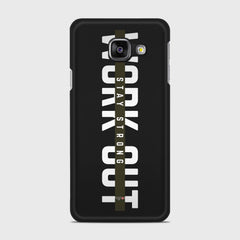WORK OUT Samsung Galaxy A3 (2016) case - thin fit matte black (D136)