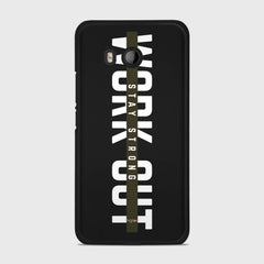 WORK OUT HTC U11 case - thin fit matte black (D136)