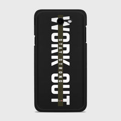 WORK OUT Samsung Galaxy J7 (2017) Verizon case - thin fit matte black (D136)