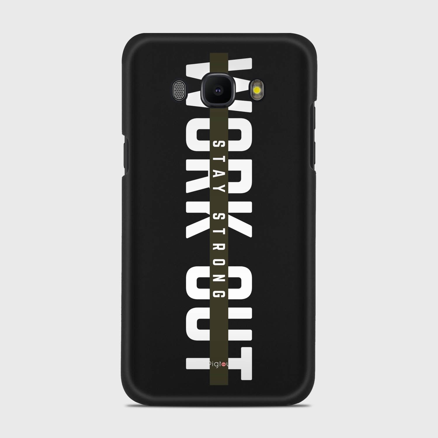 WORK OUT Samsung Galaxy J5 (2016) case - thin fit matte black (D136)