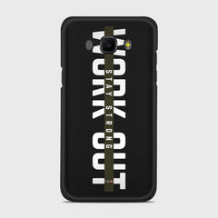 WORK OUT Samsung Galaxy J5 (2016) case - thin fit matte black (D136)