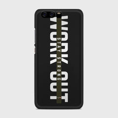 WORK OUT Huawei P10 case - thin fit matte black (D136)