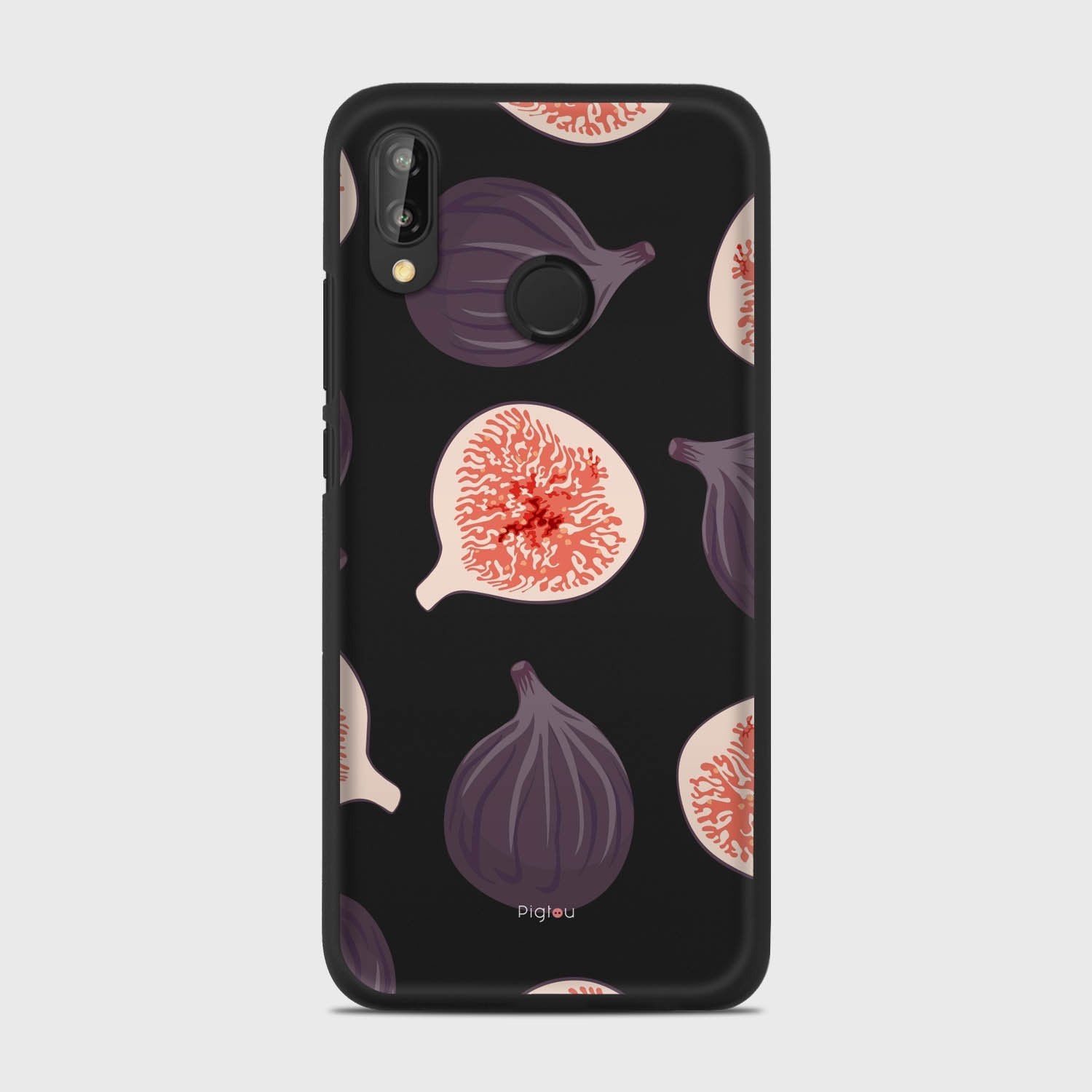 FIGS Huawei P20 Lite case - thin fit matte black (D137)