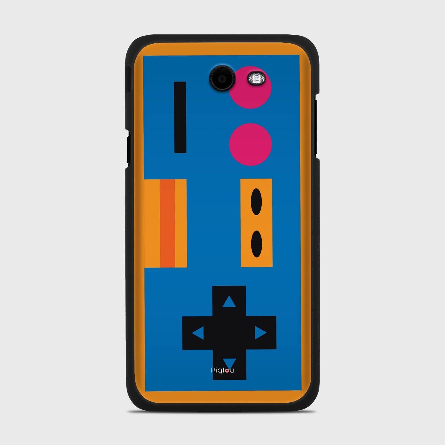 VINTAGE CONTROLLER Samsung Galaxy J7 (2017) Verizon case - thin fit matte black (D138)