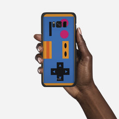 VINTAGE CONTROLLER Samsung Galaxy S8 case - thin fit matte black (D138)