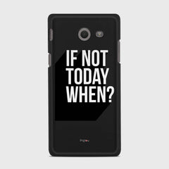 IF NOT TODAY WHEN Samsung Galaxy J5 (2017) Verizon case - thin fit matte black (D139)