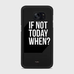 IF NOT TODAY WHEN Samsung Galaxy S7 Edge case - thin fit matte black (D139)