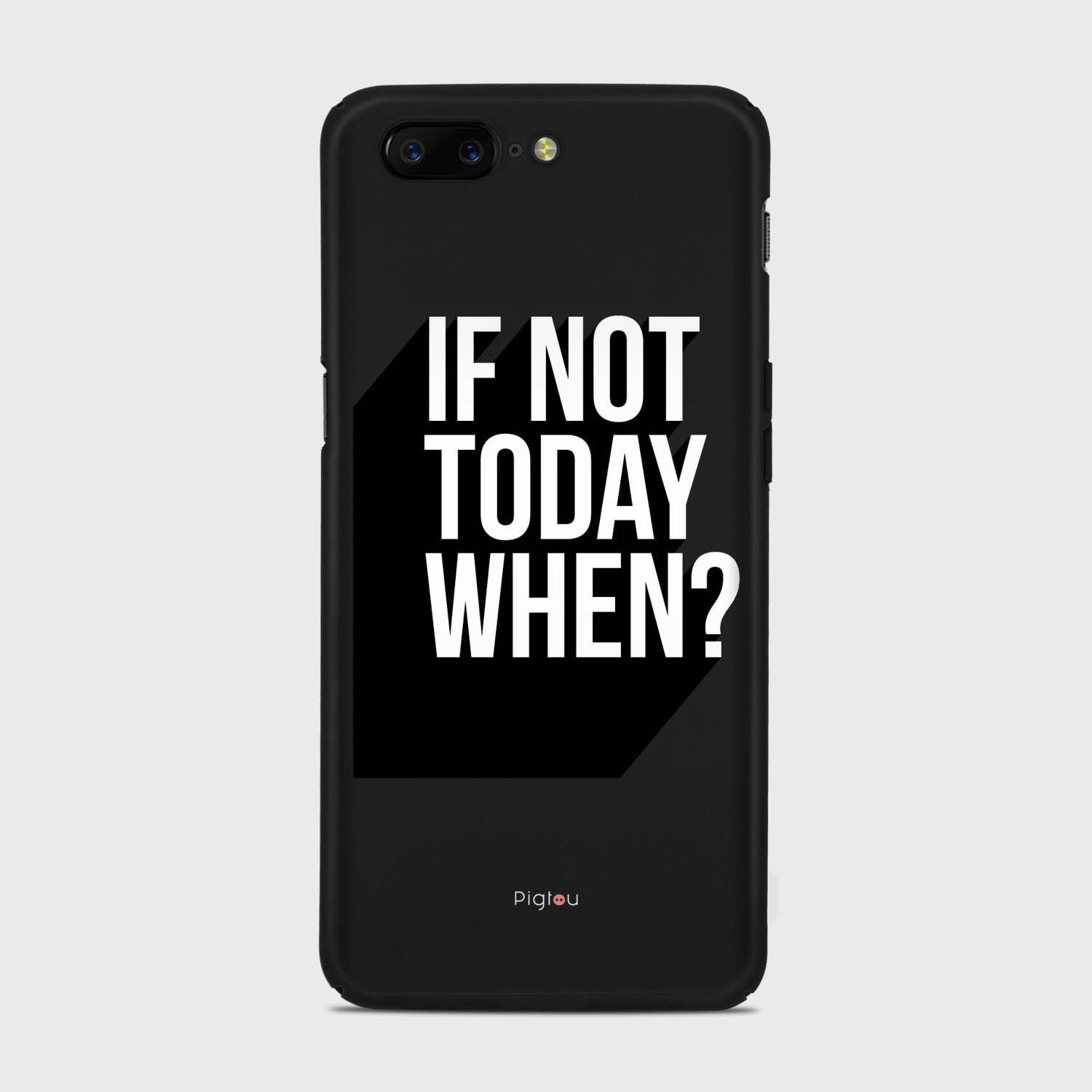 IF NOT TODAY WHEN Samsung Galaxy A3 (2015) case - thin fit matte black (D139)
