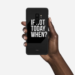 IF NOT TODAY WHEN Samsung Galaxy S9 Plus case - thin fit matte black (D139)