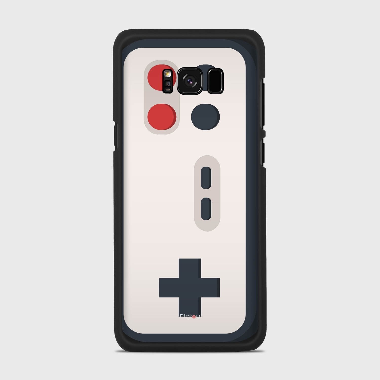 8 BIT CONTROLLER Samsung Galaxy S8 case - thin fit matte black (D140)