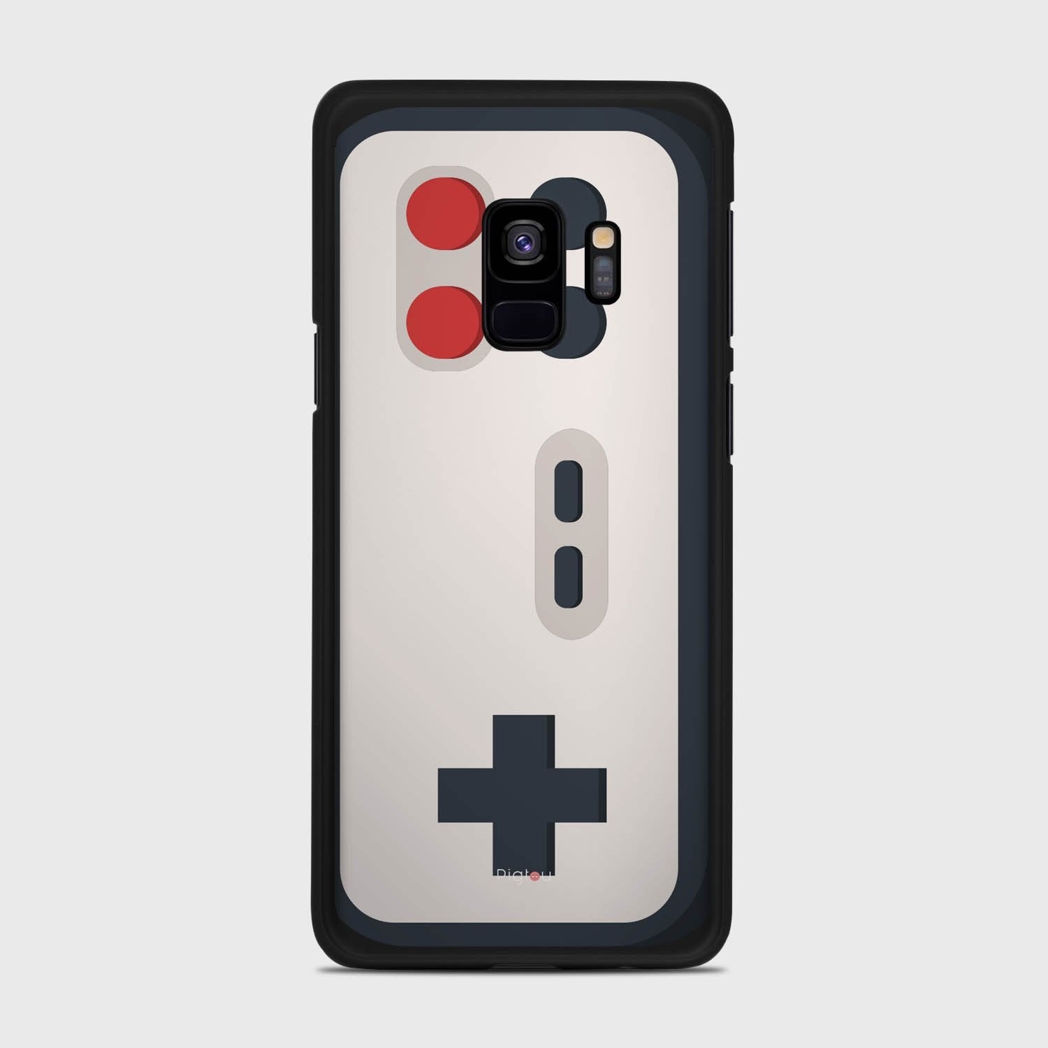 8 BIT CONTROLLER Samsung Galaxy S9 case - thin fit matte black (D140)