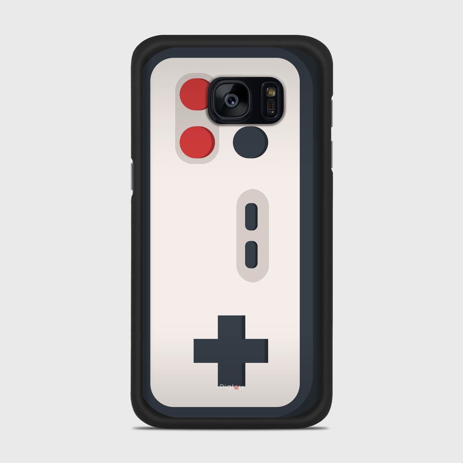 8 BIT CONTROLLER Samsung Galaxy S7 Edge case - thin fit matte black (D140)