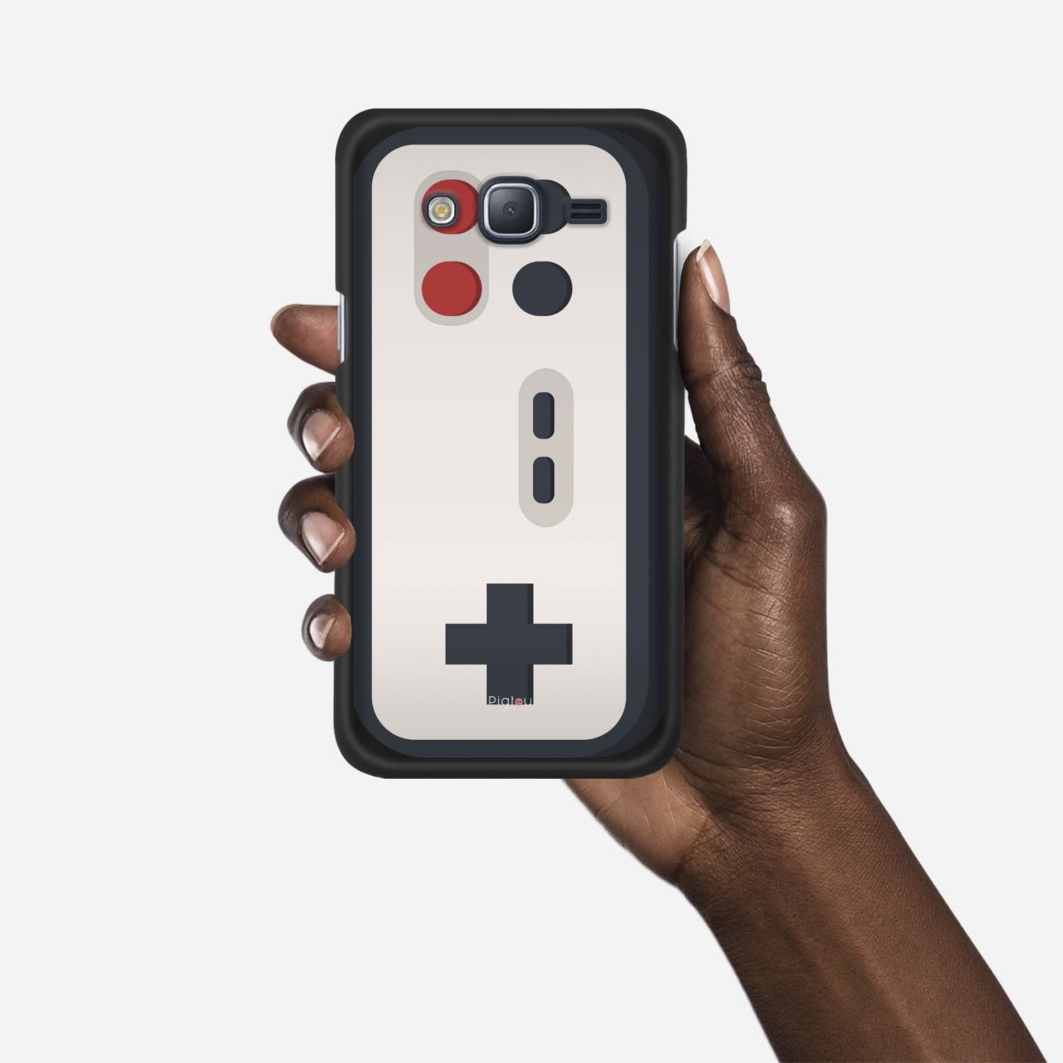 8 BIT CONTROLLER Samsung Galaxy J3 (2016) case - thin fit matte black (D140)