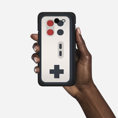 8 BIT CONTROLLER Samsung Galaxy J7 (2017) Verizon case - thin fit matte black (D140)