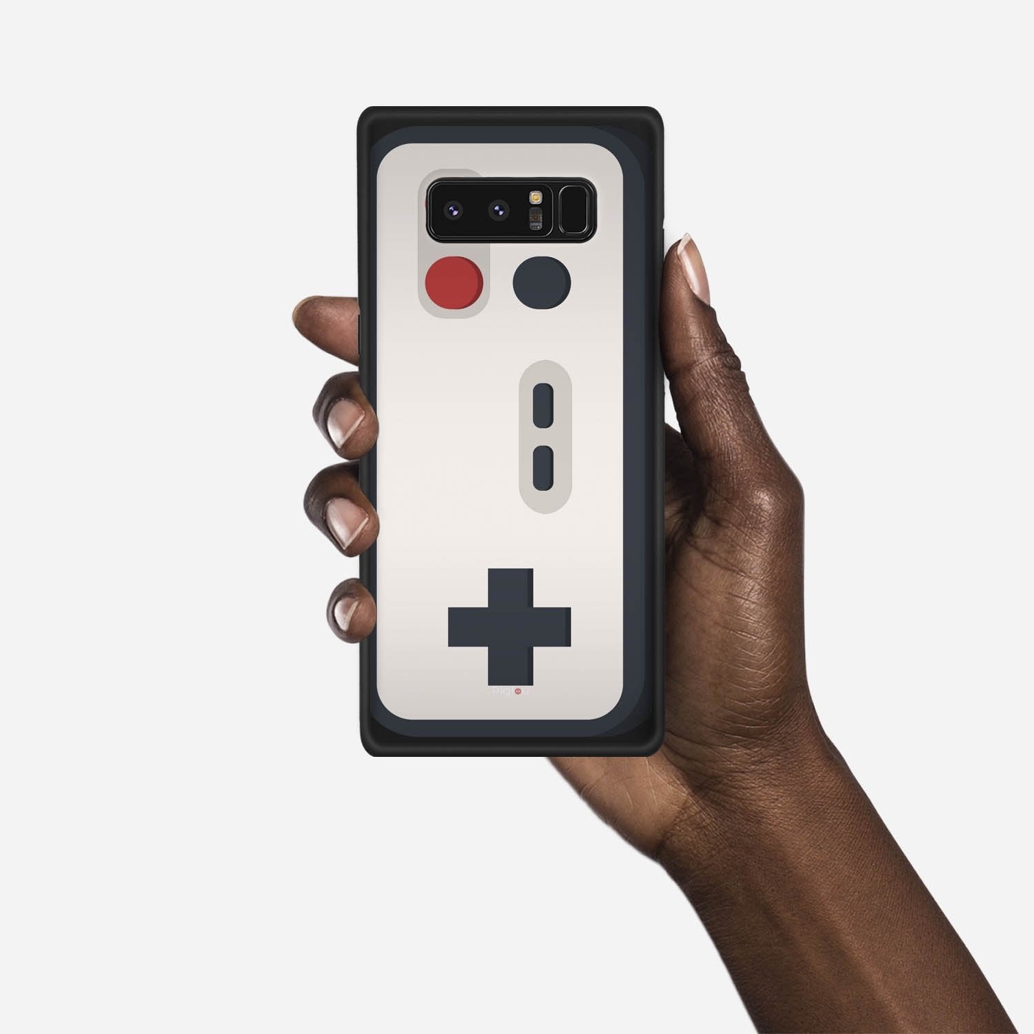 8 BIT CONTROLLER Samsung Galaxy Note 8 case - thin fit matte black (D140)