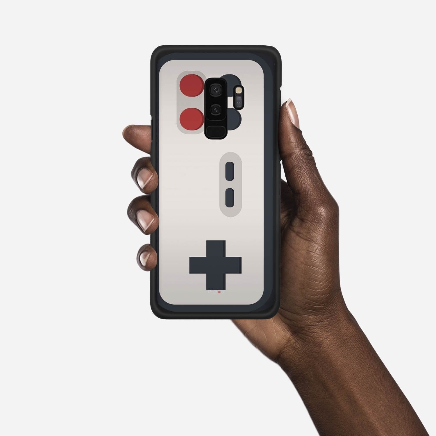 8 BIT CONTROLLER Samsung Galaxy S9 Plus case - thin fit matte black (D140)