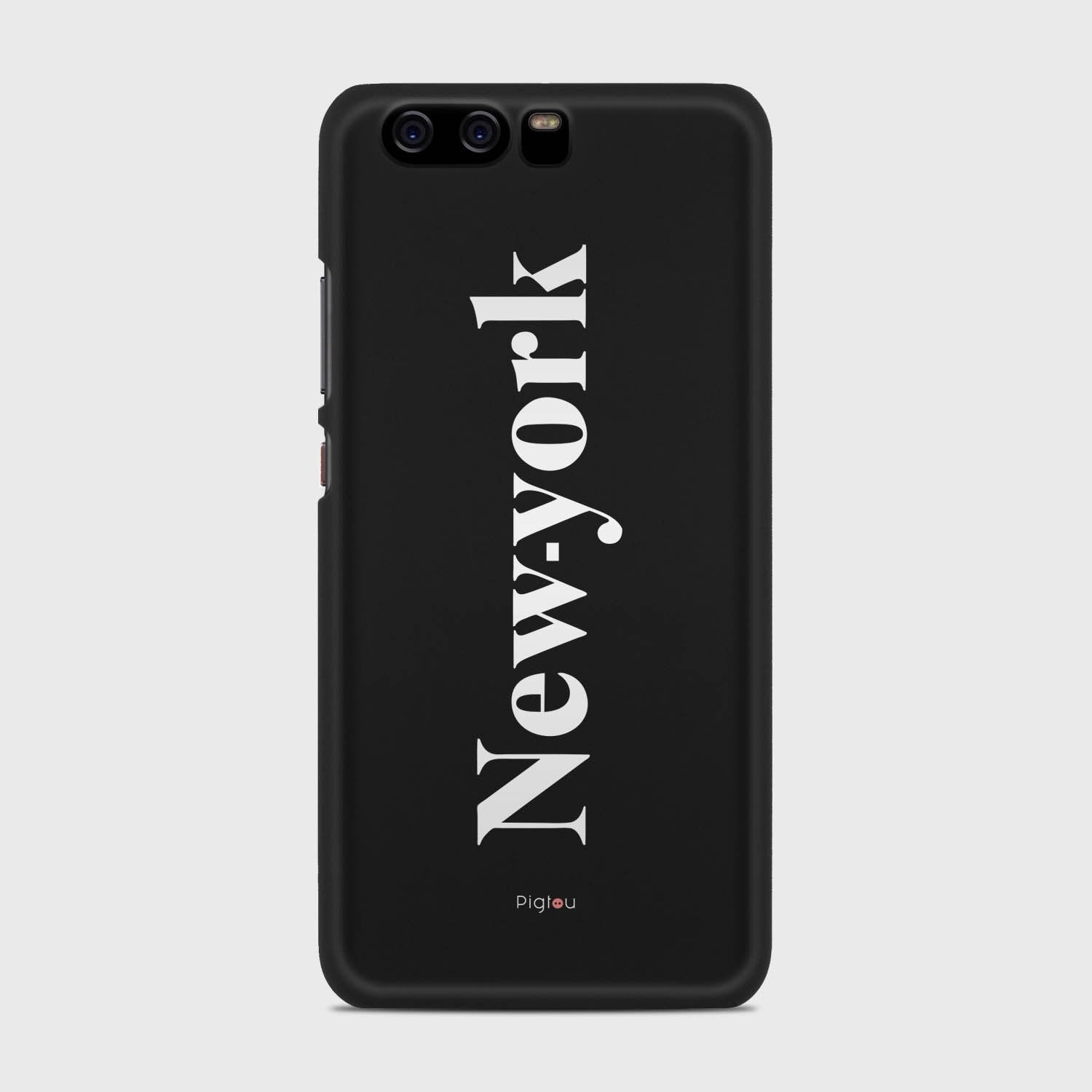 NEW YORK Huawei P10 case - thin fit matte black (D141)