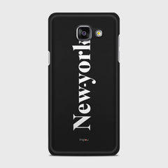 NEW YORK Samsung Galaxy A5 (2016) case - thin fit matte black (D141)