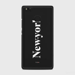 NEW YORK Huawei P9 Lite case - thin fit matte black (D141)