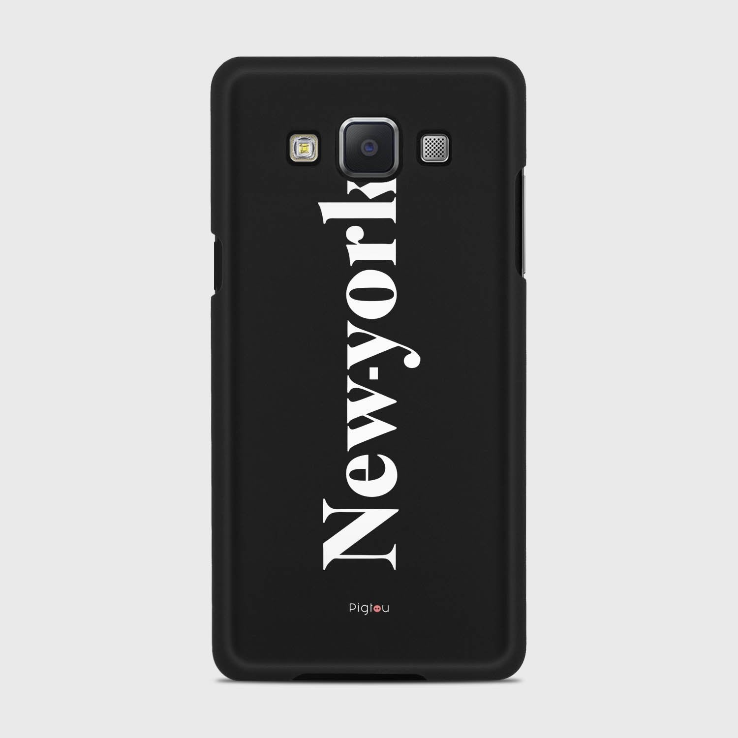NEW YORK Samsung Galaxy A5 (2015) case - thin fit matte black (D141)
