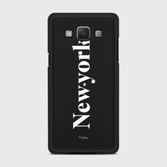 NEW YORK Samsung Galaxy A5 (2015) case - thin fit matte black (D141)