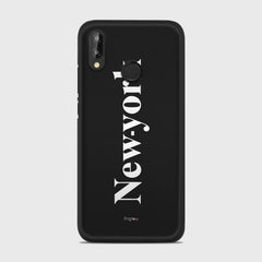 NEW YORK Huawei P20 Lite case - thin fit matte black (D141)