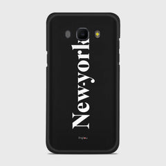 NEW YORK Samsung Galaxy J5 (2016) case - thin fit matte black (D141)