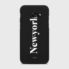 NEW YORK Samsung Galaxy A5 (2017) case - thin fit matte black (D141)