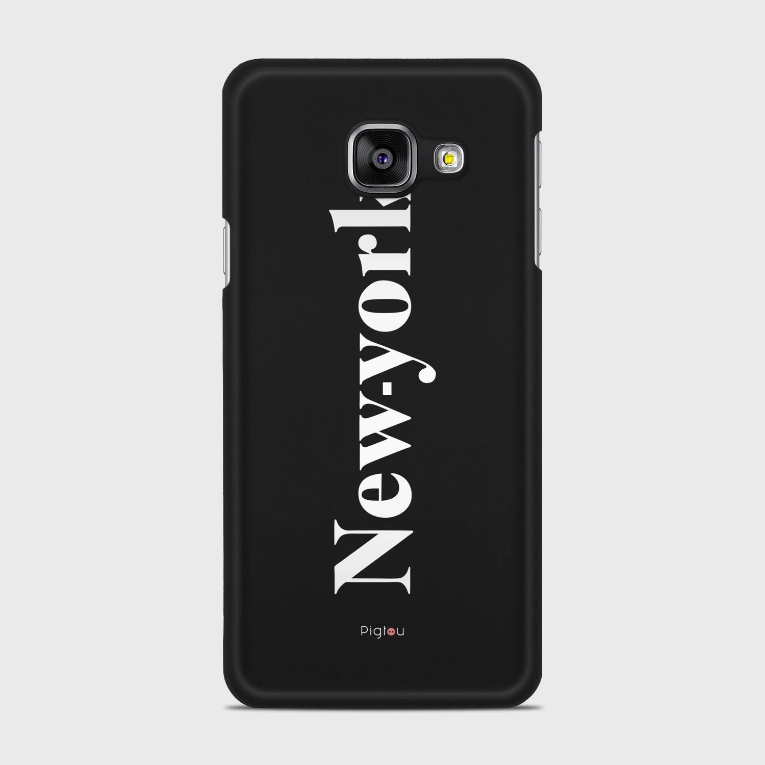 NEW YORK Samsung Galaxy A3 (2016) case - thin fit matte black (D141)