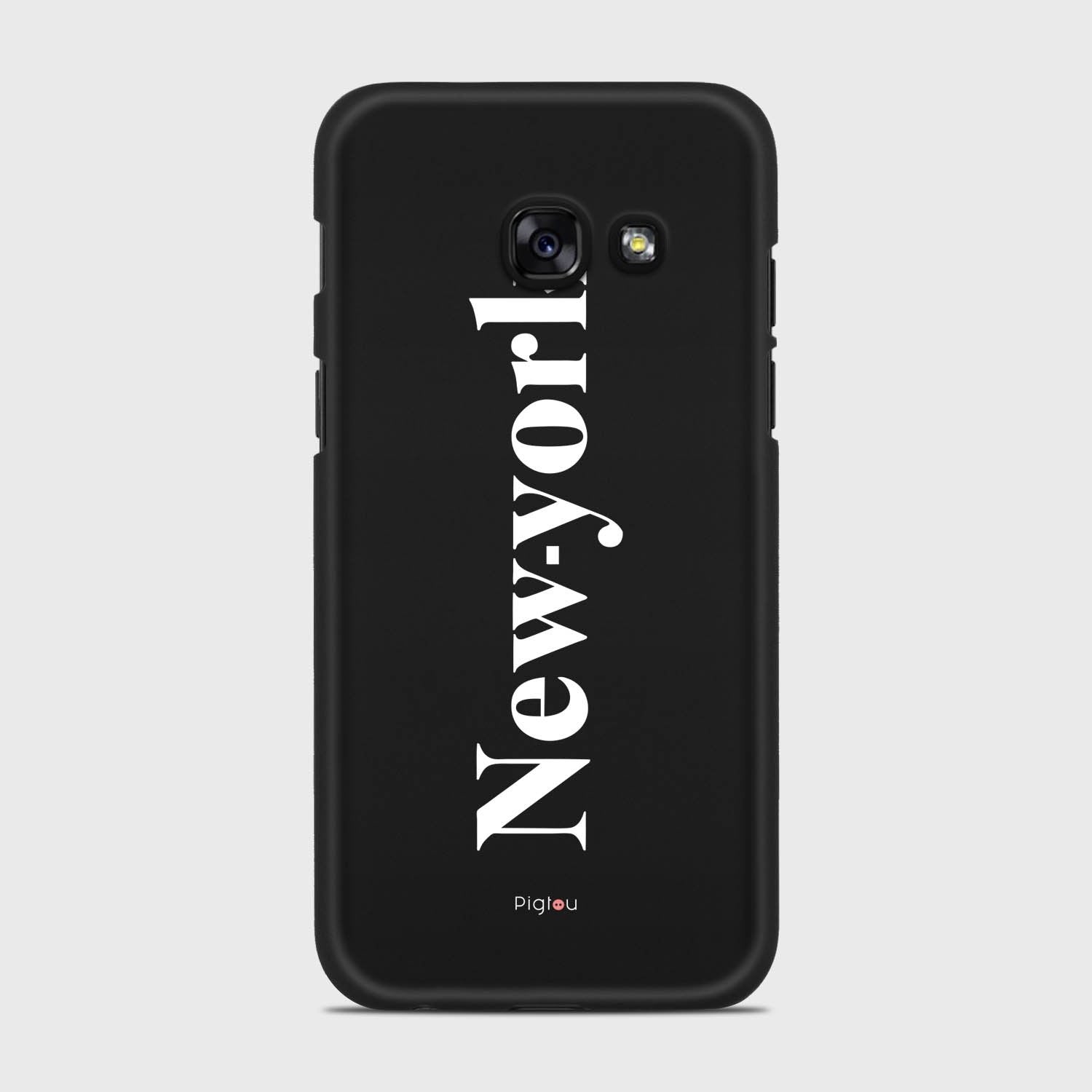 NEW YORK Samsung Galaxy A3 (2017) case - thin fit matte black (D141)