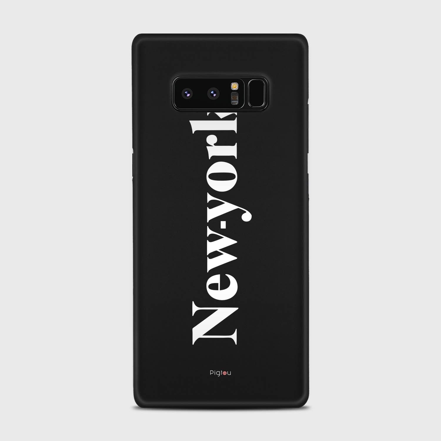 NEW YORK Samsung Galaxy Note 8 case - thin fit matte black (D141)