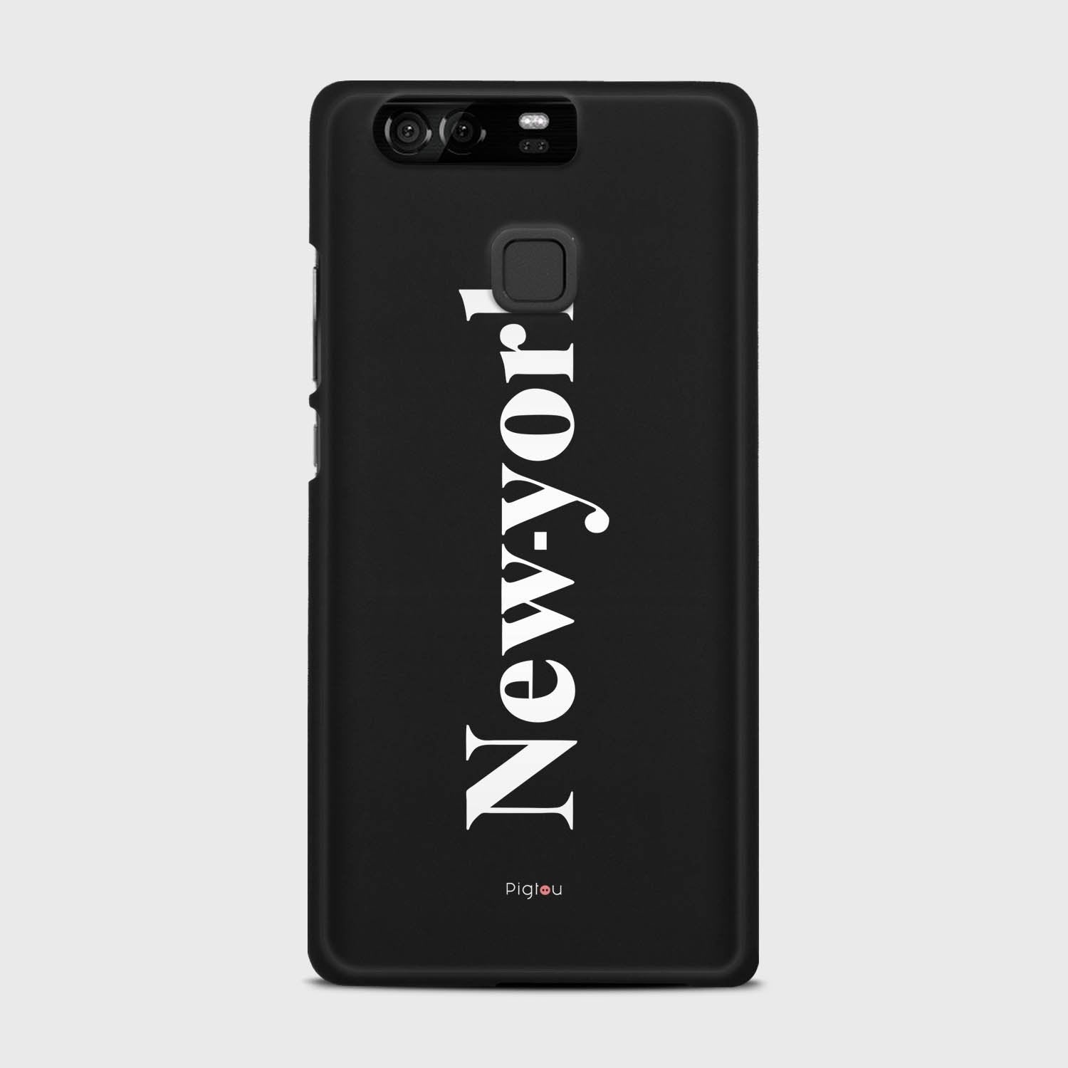 NEW YORK Huawei P9 case - thin fit matte black (D141)