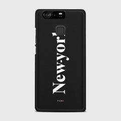 NEW YORK Huawei P9 case - thin fit matte black (D141)