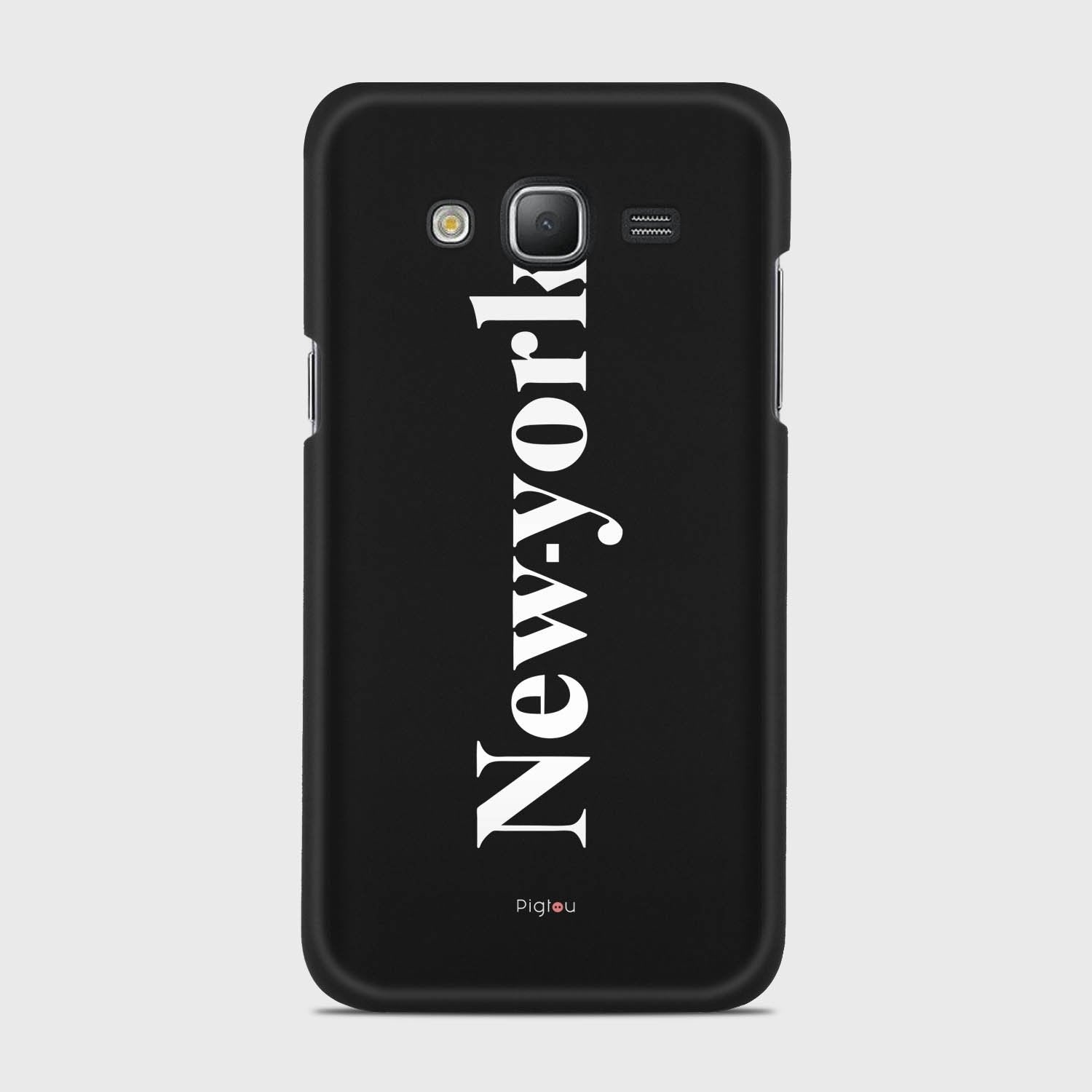 NEW YORK Samsung Galaxy J5 (2015) case - thin fit matte black (D141)