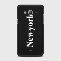 NEW YORK Samsung Galaxy J5 (2015) case - thin fit matte black (D141)