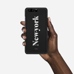 NEW YORK Huawei P10 case - thin fit matte black (D141)