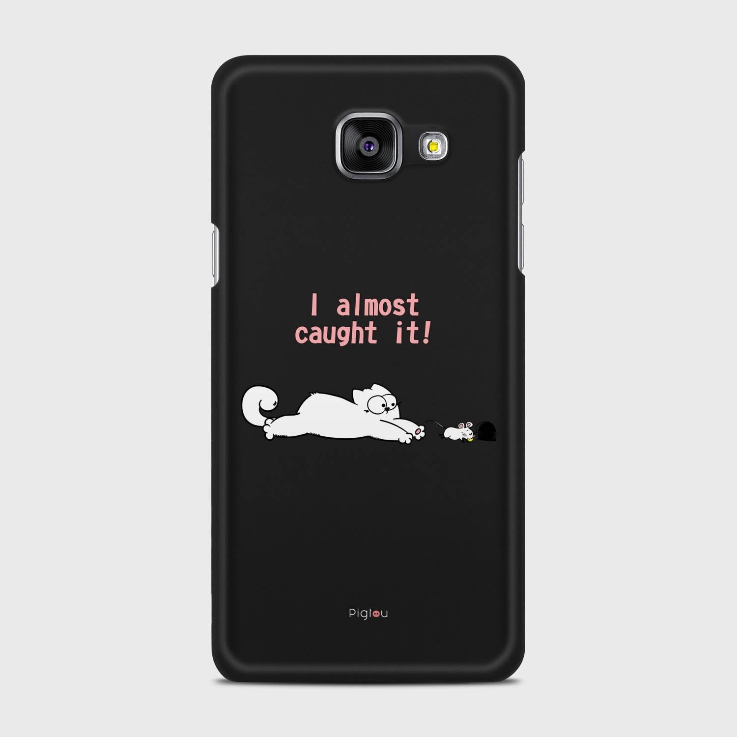 I ALMOST CAUGHT IT Samsung Galaxy A5 (2016) case - thin fit matte black (D142)