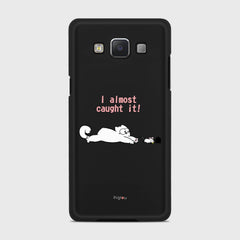 I ALMOST CAUGHT IT Samsung Galaxy A5 (2015) case - thin fit matte black (D142)